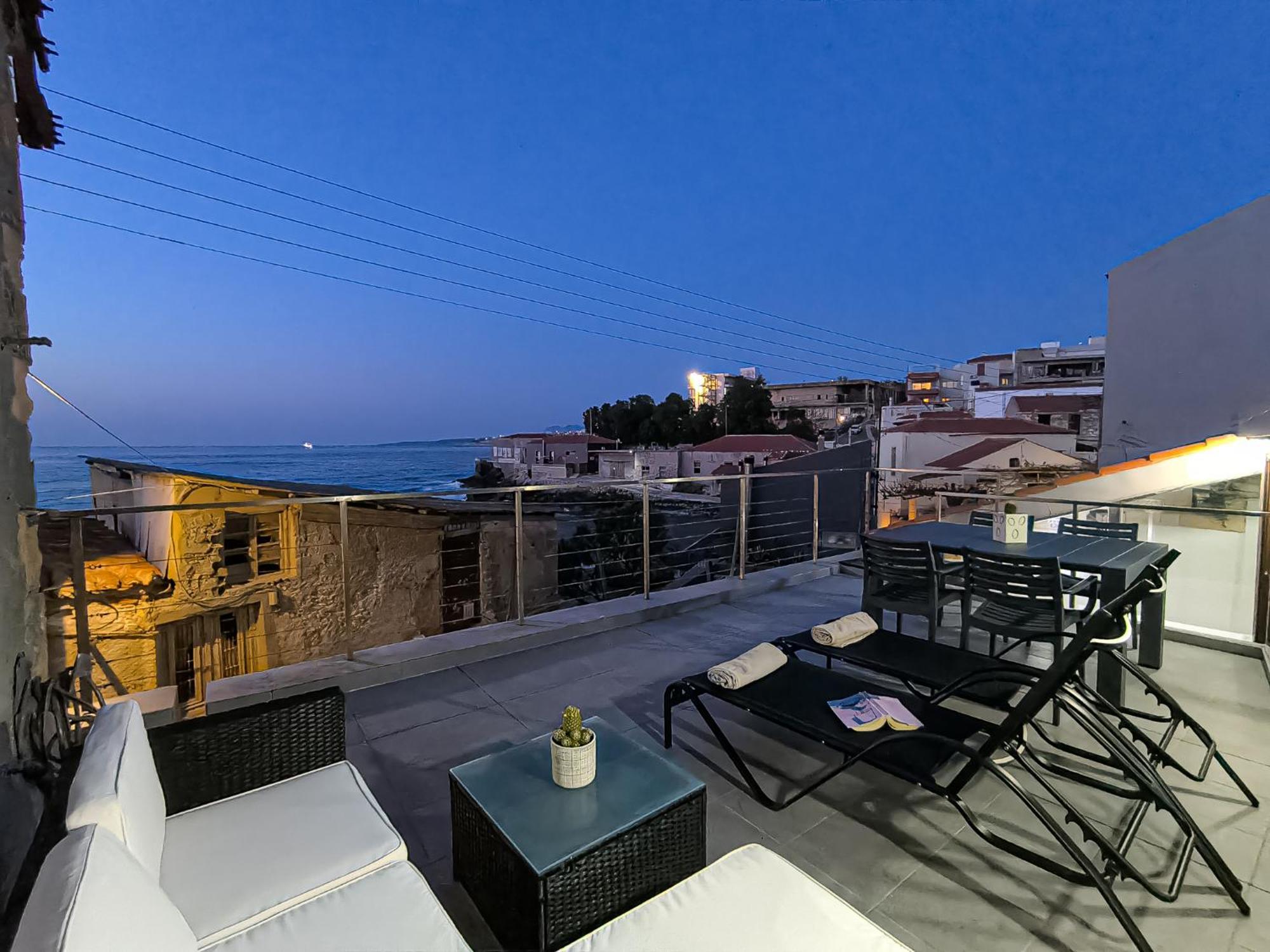 Charming Old Tannery House With Spacious Veranda And Stunning Sea View! Chania  Exterior photo