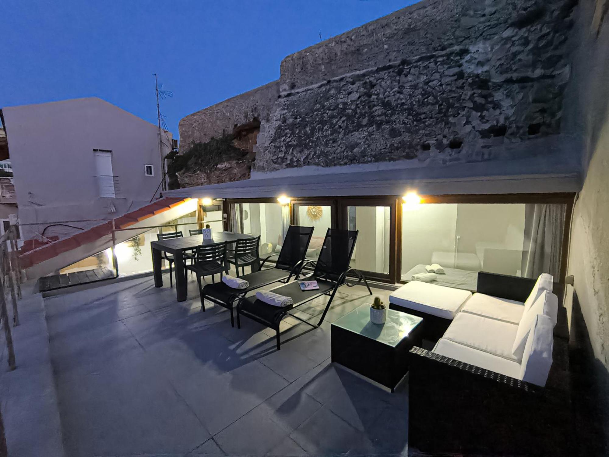 Charming Old Tannery House With Spacious Veranda And Stunning Sea View! Chania  Exterior photo