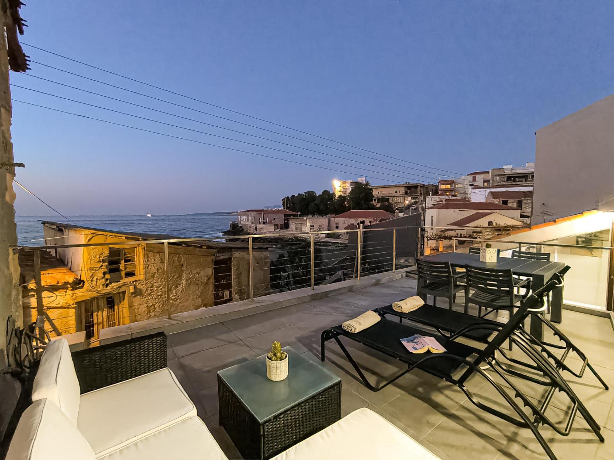 Charming Old Tannery House With Spacious Veranda And Stunning Sea View! Chania  Exterior photo