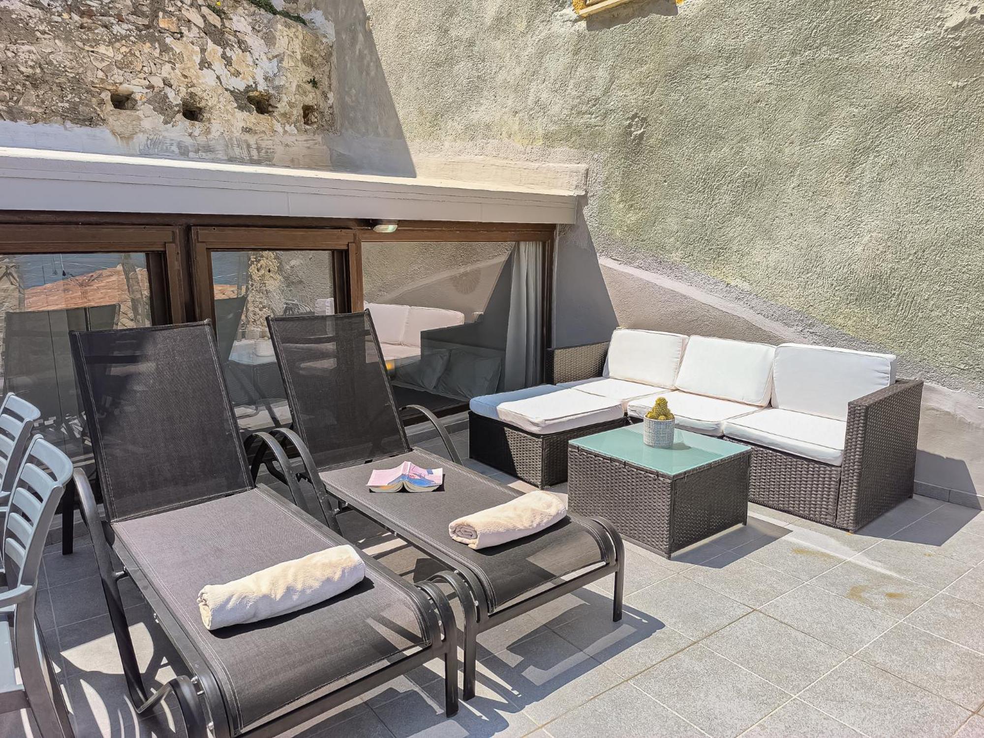 Charming Old Tannery House With Spacious Veranda And Stunning Sea View! Chania  Exterior photo